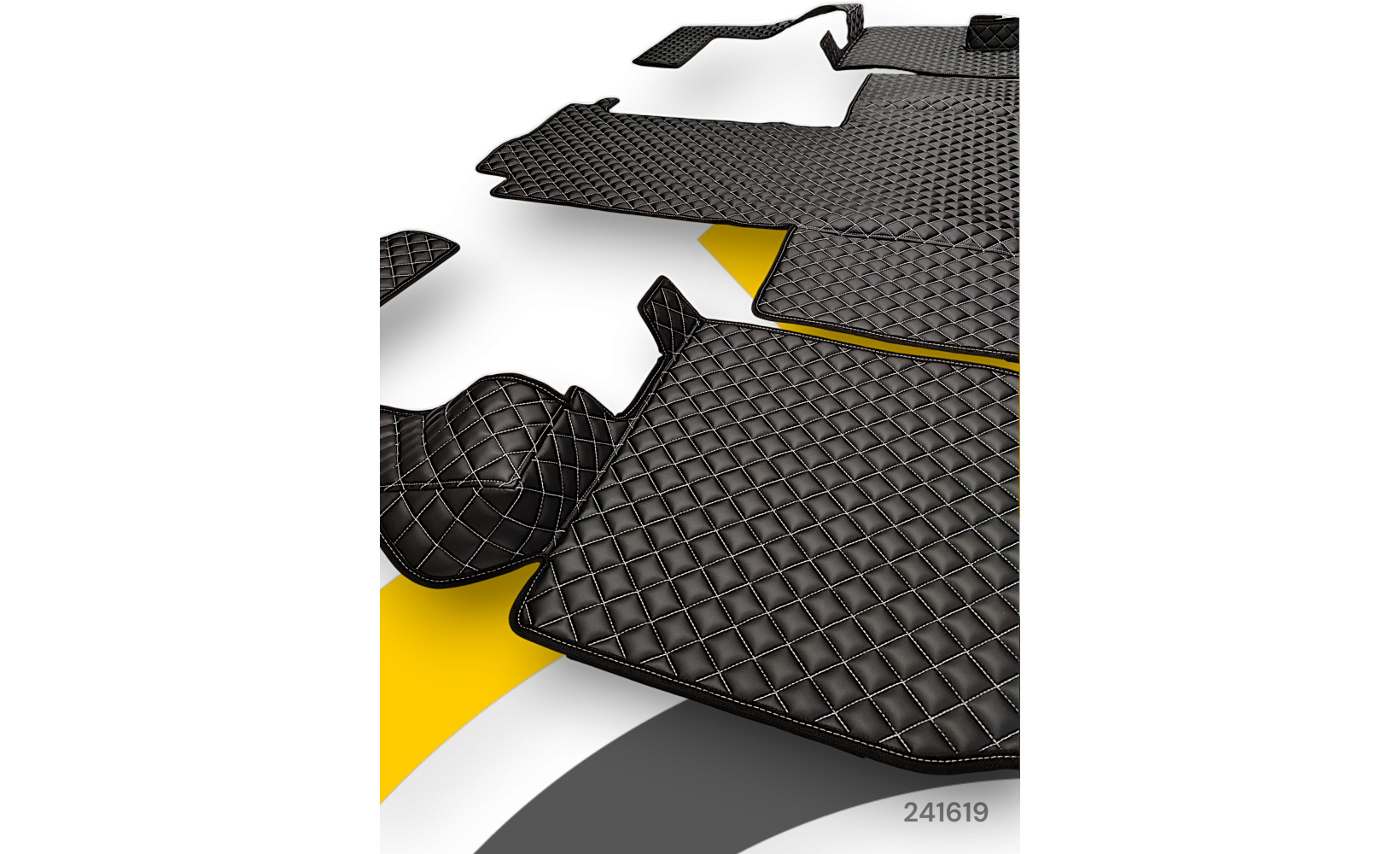 Автоковрики ЭКО Кожа ноги+средний MAN TGA/L/S узкая кабина (авт/мех) №54 с подъёмом чёрный (бел.) 241619 Автоковрики ЭКО Кожа ноги+средний MAN TGA/L/S узкая кабина (авт/мех) №54 с подъёмом чёрный (бел.) 241619