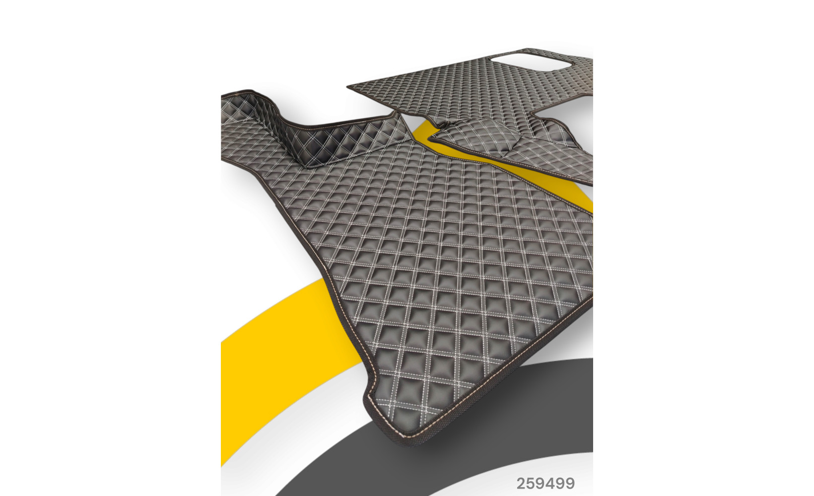 Автоковрики ЭКО Кожа ноги+средний DongFeng GX №93 (2-ой квадрат) чёрный (бел.) 259499 Автоковрики ЭКО Кожа ноги+средний DongFeng GX №93 (2-ой квадрат) чёрный (бел.) 259499