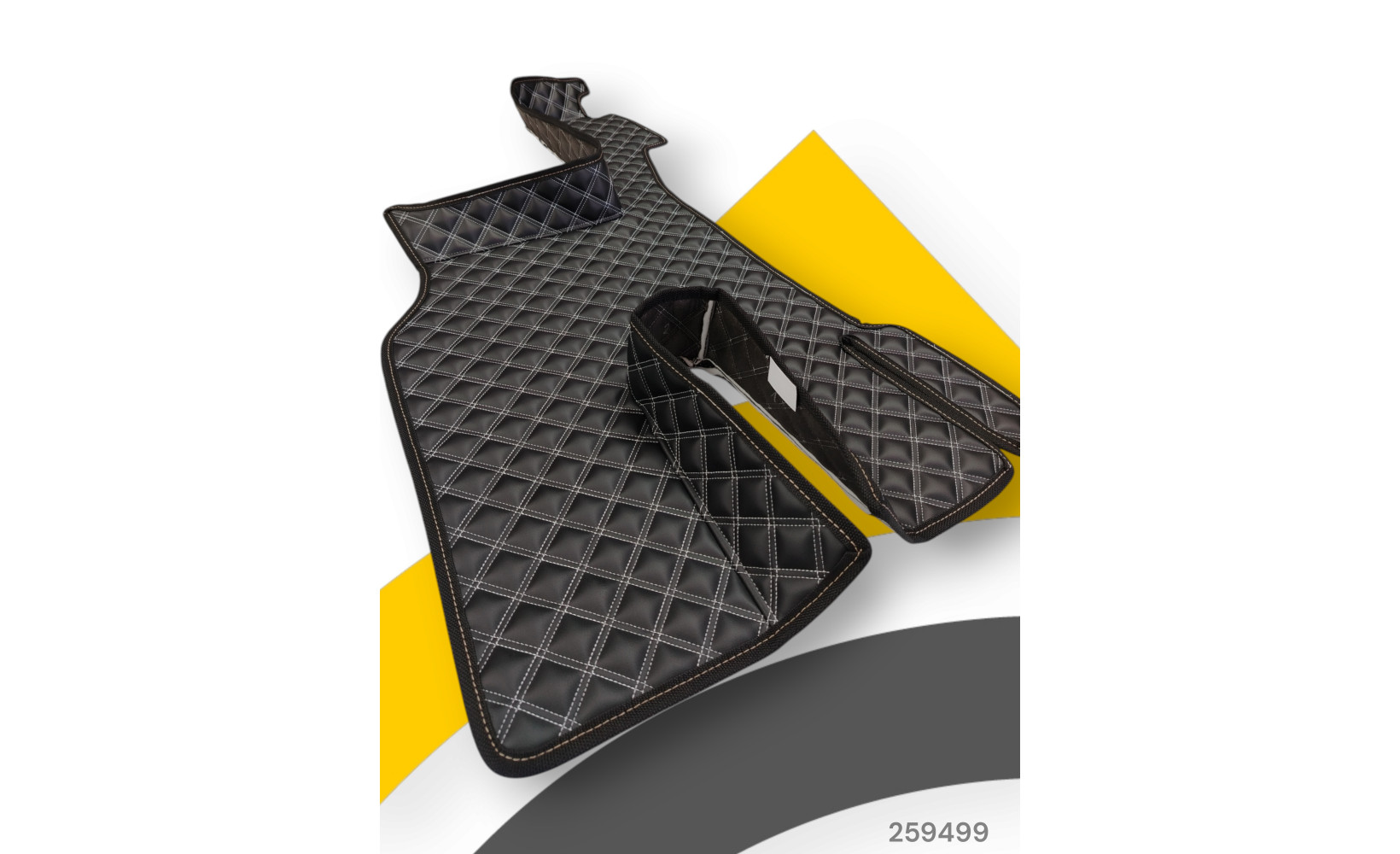 Автоковрики ЭКО Кожа ноги+средний DongFeng GX №93 (2-ой квадрат) чёрный (бел.) 259499 Автоковрики ЭКО Кожа ноги+средний DongFeng GX №93 (2-ой квадрат) чёрный (бел.) 259499