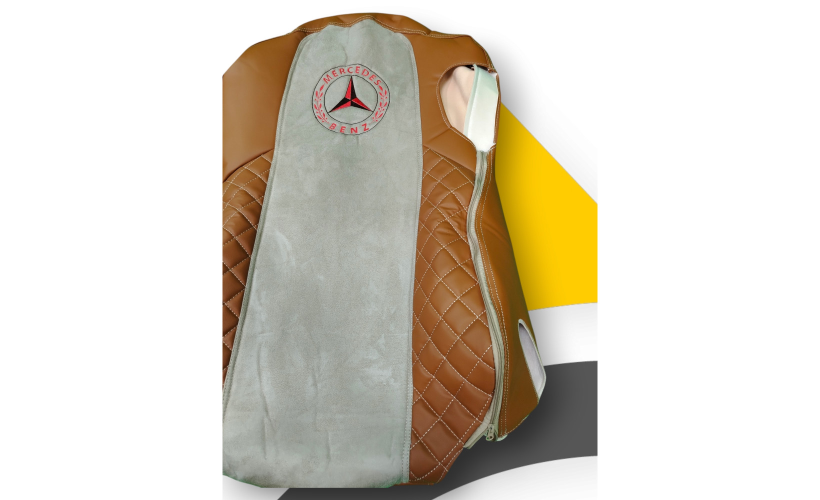 Чехлы Чехол премиум MERCEDES ACTROS / Китайская версия, MR43; фокс кожа + бежевая антара 11849 Чехлы Чехол премиум MERCEDES ACTROS / Китайская версия, MR43; фокс кожа + бежевая антара 11849