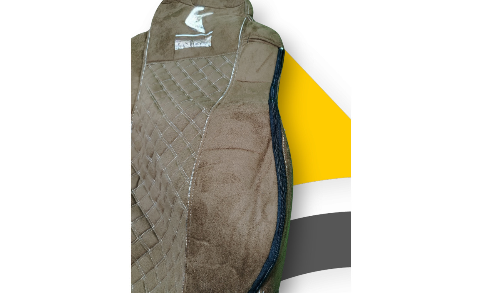 Чехлы Чехол премиум (alicanta + alicanta), КАМАЗ NEO (К71); коричневая + коричневая 11933 VimpelOFF Чехлы Чехол премиум (alicanta + alicanta), КАМАЗ NEO (К71); коричневая + коричневая 11933 VimpelOFF