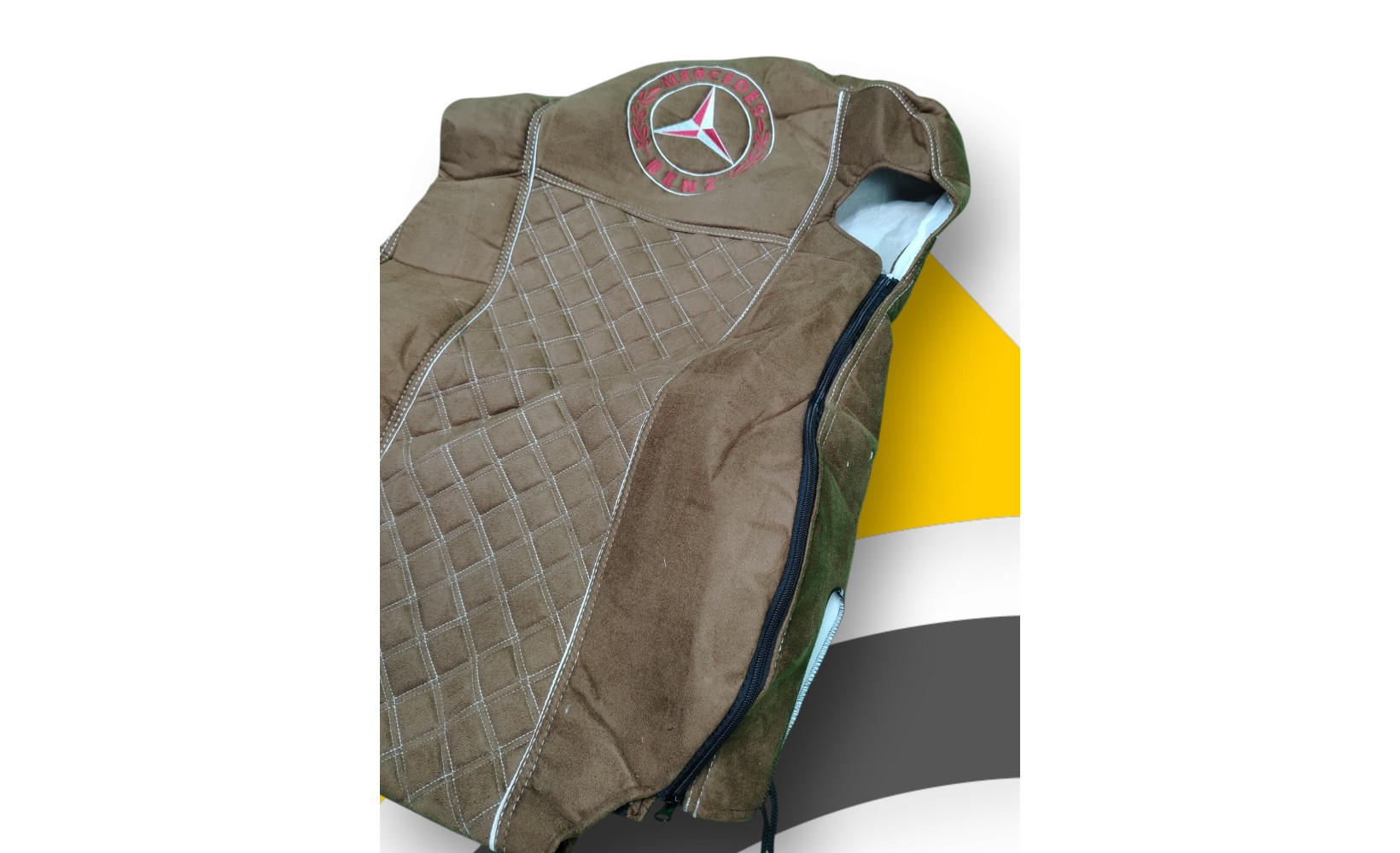 Чехлы Чехол премиум (alicanta + alicanta), MERCEDES MP4 от 2013г, MR42; коричневая + коричневая 12183 VimpelOFF Чехлы Чехол премиум (alicanta + alicanta), MERCEDES MP4 от 2013г, MR42; коричневая + коричневая 12183 VimpelOFF