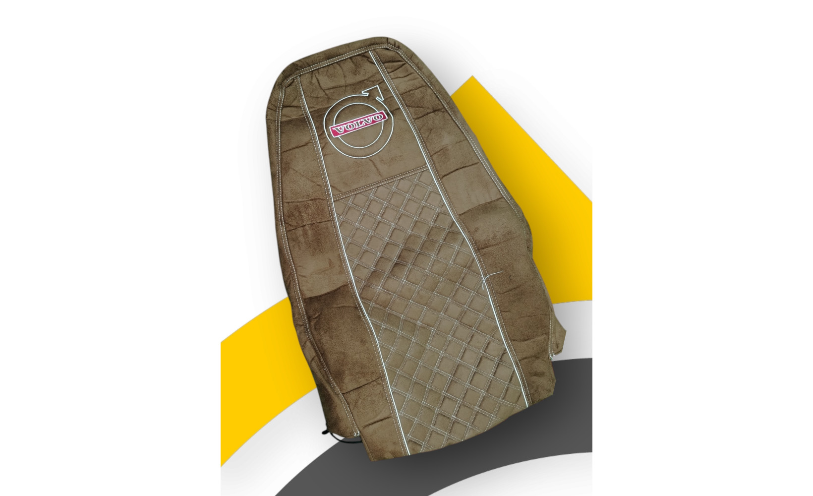 Чехлы Чехол премиум (alicanta + alicanta), VOLVO 12 (2002-2013) V12; коричневая + коричневая 112369 VimpelOFF Чехлы Чехол премиум (alicanta + alicanta), VOLVO 12 (2002-2013) V12; коричневая + коричневая 112369 VimpelOFF