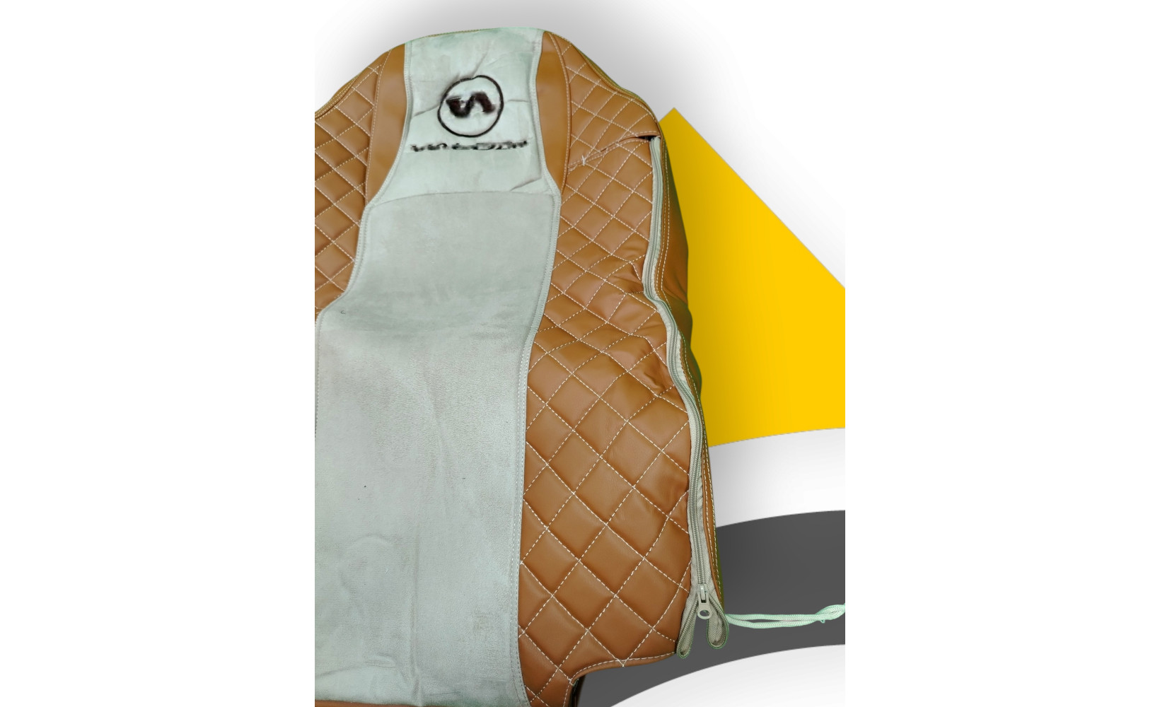 Чехлы Чехол премиум ВАЛДАЙ 45; фокс кожа + бежевая антара 112674 Чехлы Чехол премиум ВАЛДАЙ 45; фокс кожа + бежевая антара 112674