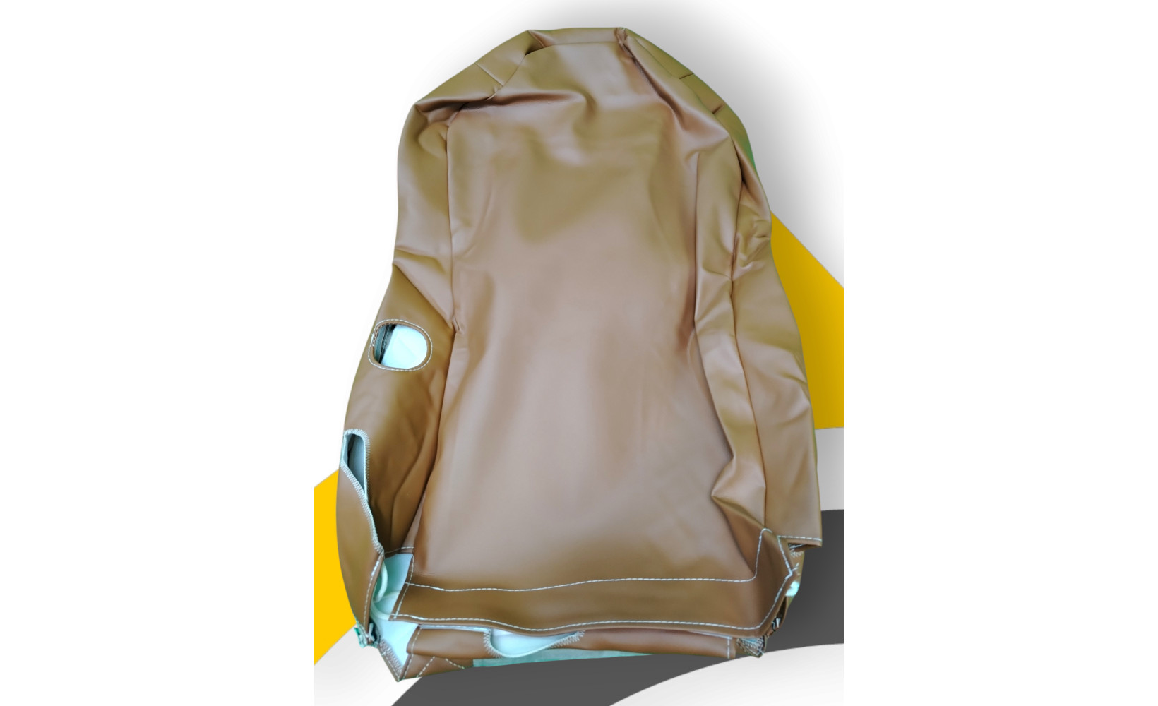 Чехлы Чехол премиум JAC K7; фокс кожа + бежевая антара 113535 Чехлы Чехол премиум JAC K7; фокс кожа + бежевая антара 113535