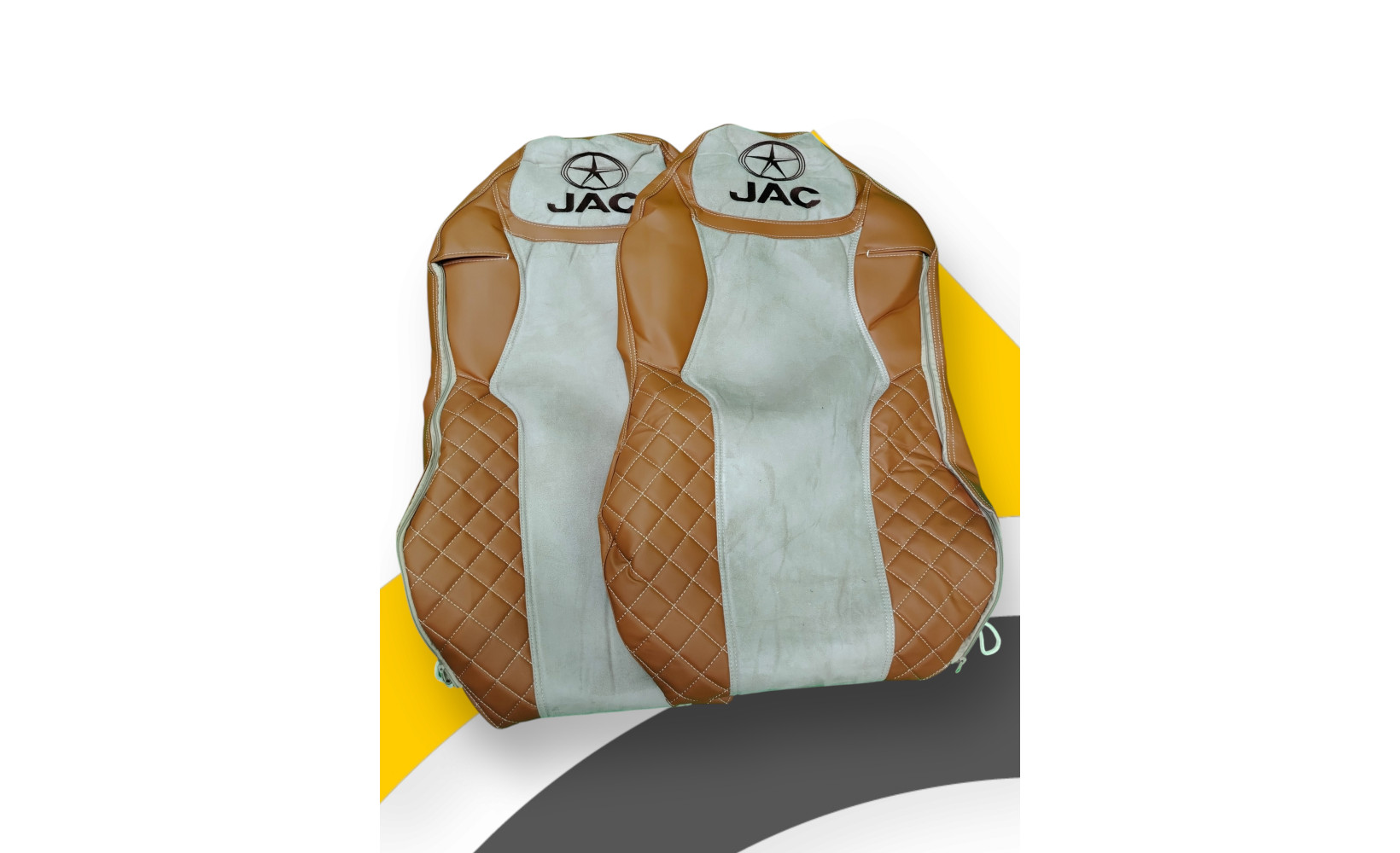 Чехлы Чехол премиум JAC K7; фокс кожа + бежевая антара 113535 Чехлы Чехол премиум JAC K7; фокс кожа + бежевая антара 113535