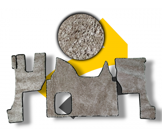 Автоковрик (ковролин) (К-Кт) DongFeng GX (плетёная нить) №93 аура Белая 262733 www.povorotnik.ru