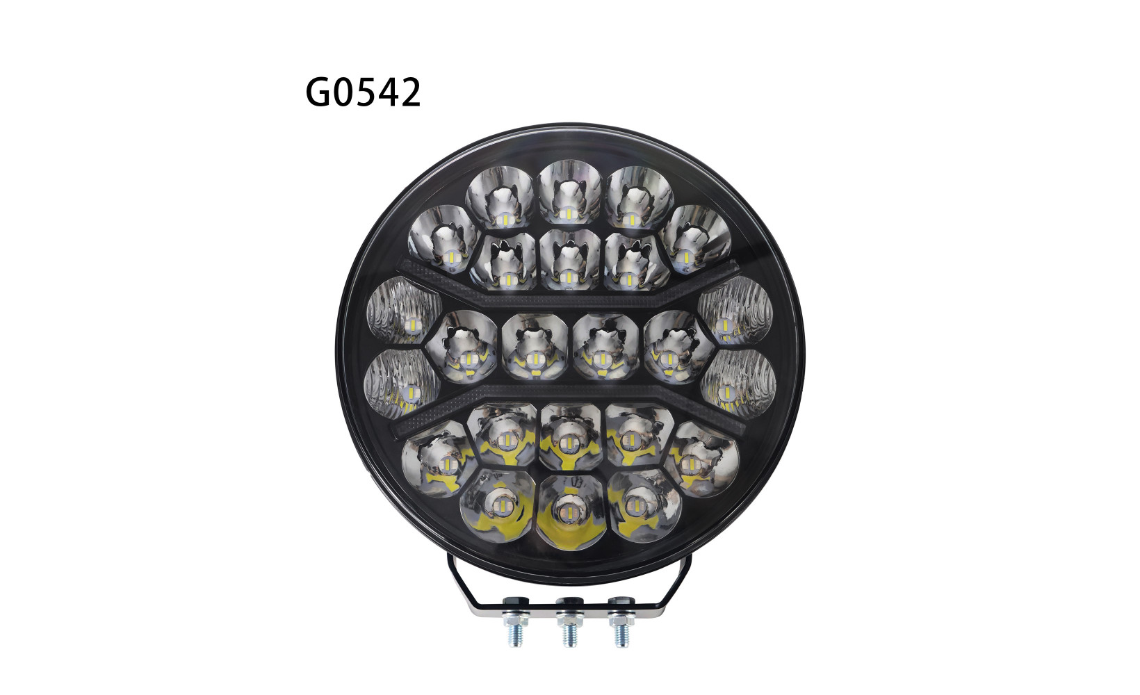 Ходовые огни 12-24v прожектор (G0542) 9 Дюймов 10-50V，100W，чи 1860，Белый свет 263178