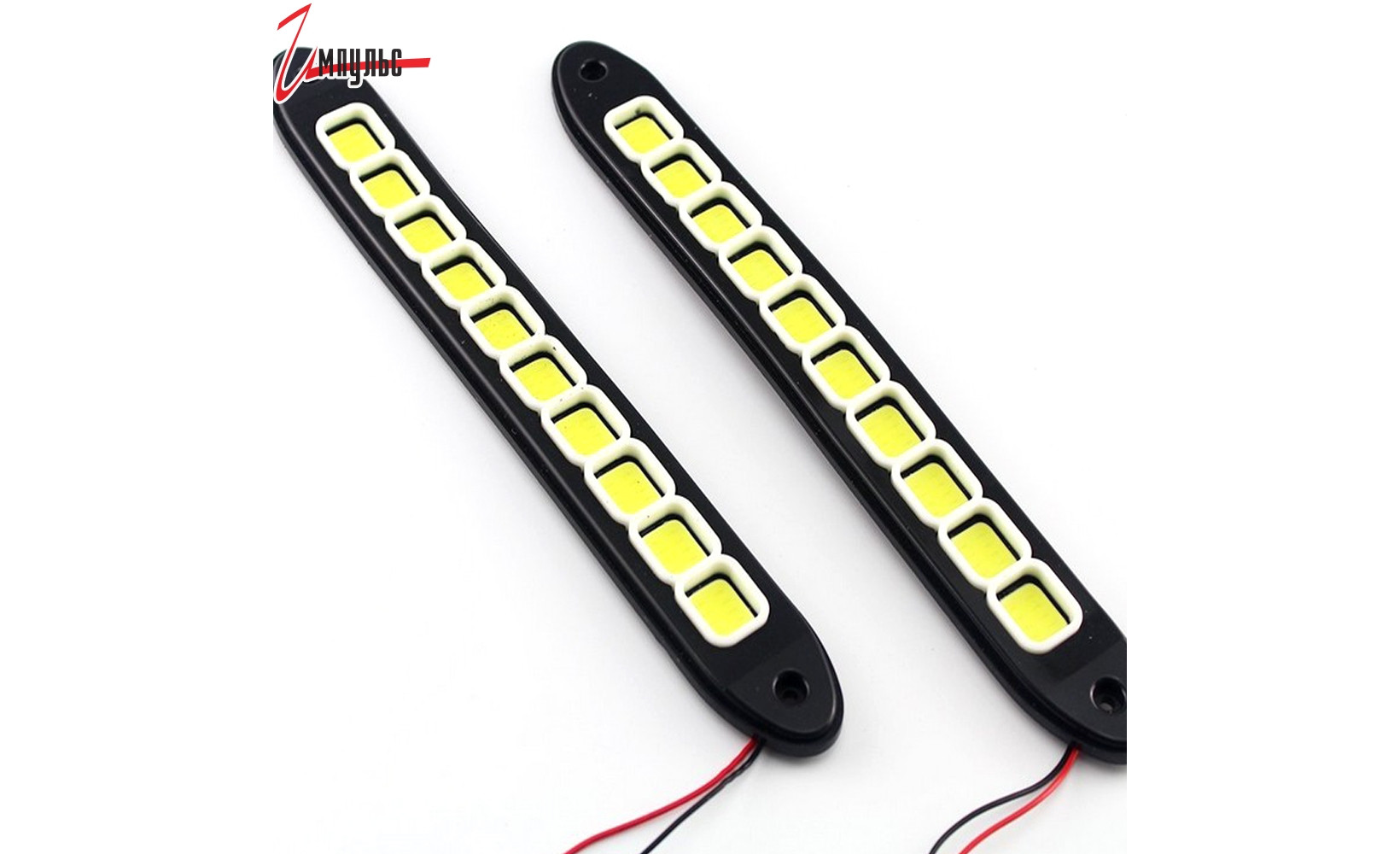 Ходовые огни 12-24v COB LED 17 см гибкие силикон 233255