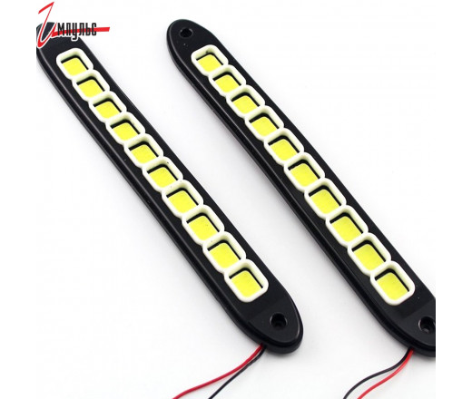 Ходовые огни 12-24v COB LED 17 см гибкие силикон 233255