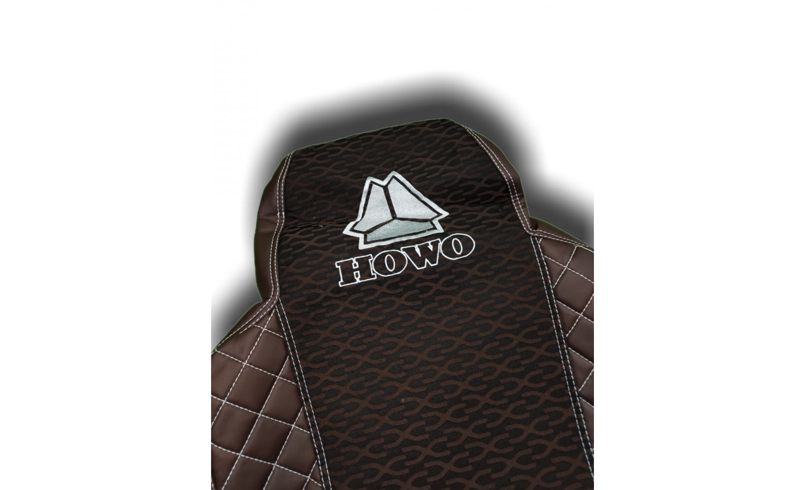 Чехлы HOWO (A7) 1-ремень Велюр-Иск.Кожа коричн. серед.иксы 07883 VimpelOFF